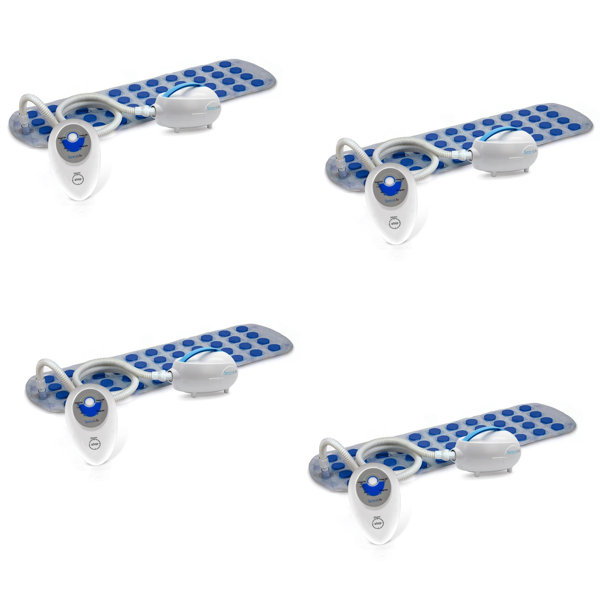 SereneLife PVC Bath Massage Mat Bath Rug Set with NonSlip Backing